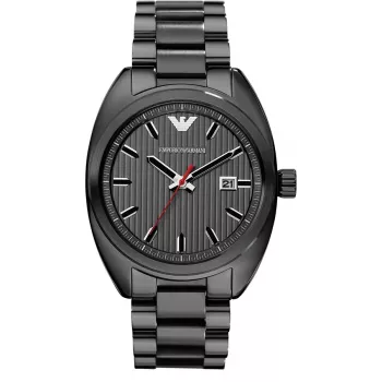 Armani AR5910 pánske hodinky quartz chronograf 44mm čierna iontovo plátovaná nerezová oceľ