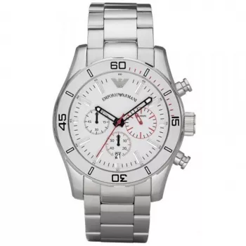 ARMANI AR5932 pánske hodinky 45mm nerezová oceľ ružové zlato PVD quartz chronograf