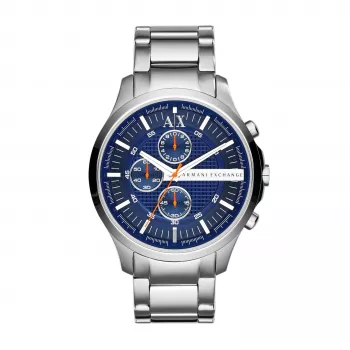 ARMANI EXCHANGE AX2155 pánske analógové quartz hodinky 46 mm nerezová oceľ čierny ciferník
