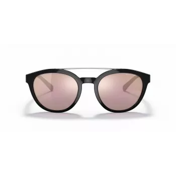 ARMANI EXCHANGE AX4118S81586X unisex obdĺžnikové slnečné okuliare matná čierna tmavosivé zrkadlové strieborné 54 mm