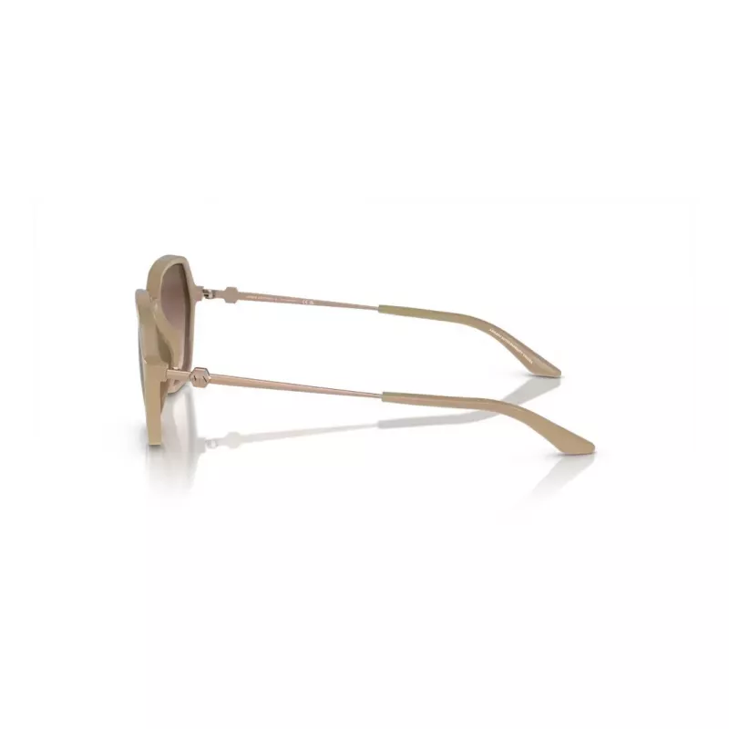 ARMANI EXCHANGE AX4139SU83421 unisex hranaté slnečné okuliare Havana Brown Gradient 52 mm