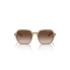 ARMANI EXCHANGE AX4139SU83421 unisex hranaté slnečné okuliare Havana Brown Gradient 52 mm