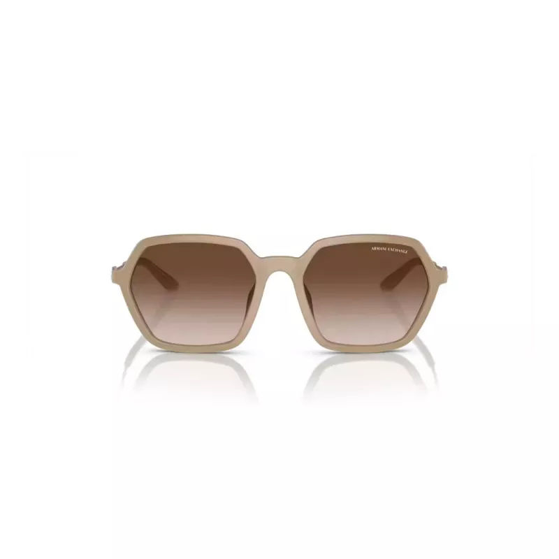ARMANI EXCHANGE AX4139SU83421 unisex hranaté slnečné okuliare Havana Brown Gradient 52 mm
