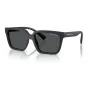 Armani Exchange AX4147S 610587 pánske slnečné okuliare - matný čierny rám, tmavosivé sklá, 56 mm