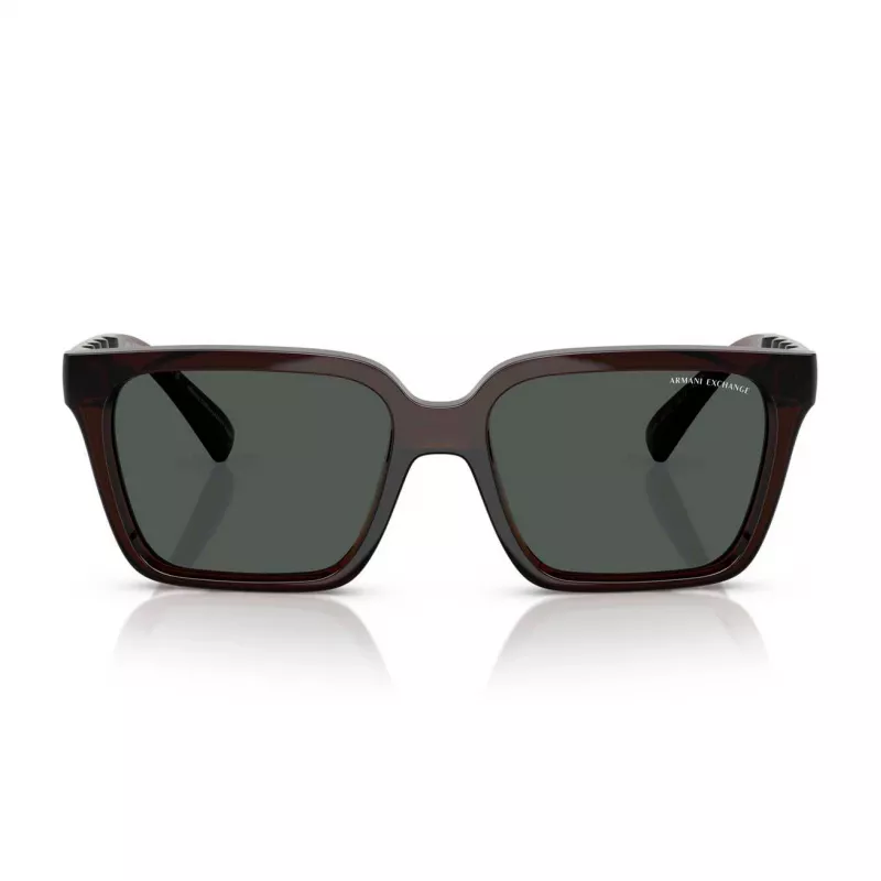 Armani Exchange AX4147S835773 unisex slnečné okuliare Havana rám hnedé sklá 56mm