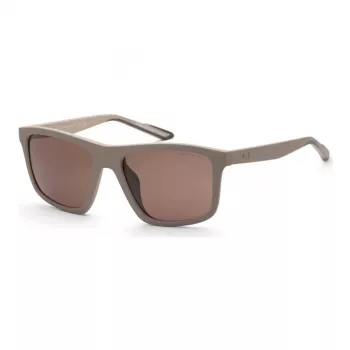 ARMANI EXCHANGE AX4149SU83617 pánske obdĺžnikové slnečné okuliare Havana hnedý acetátový rám hnedá polykarbonátová šošovka 56/18/145 mm