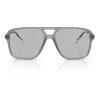 Armani Exchange AX4150SU83638 slnečné okuliare pánske Square matná čierna sivá 59mm
