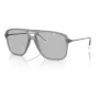 Armani Exchange AX4150SU83638 slnečné okuliare pánske Square matná čierna sivá 59mm