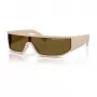 Armani Exchange AX4153SU83617 unisex slnečné okuliare - čierny rám, sivé sklá, shield/mask, 140 mm šírka skla