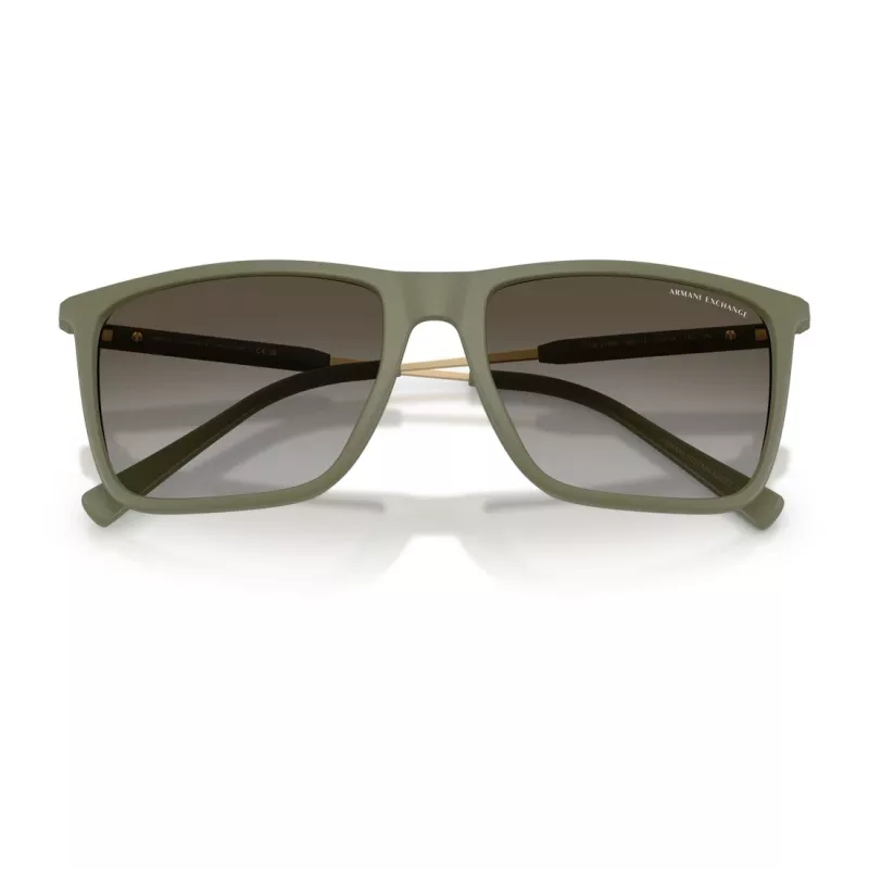 Armani Exchange AX4160S838113 pánske slnečné okuliare Havana hnedé gradientové 57mm