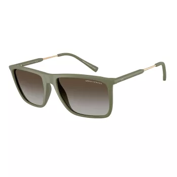 Armani Exchange AX4160S838113 pánske slnečné okuliare Havana hnedé gradientové 57mm