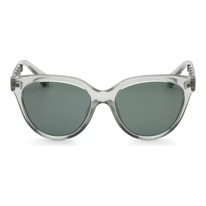 ARMANI EXCHANGE dámske slnečné okuliare AX4148SU83607 transparentné sivé hranatý rám sivé šošovky 56 mm