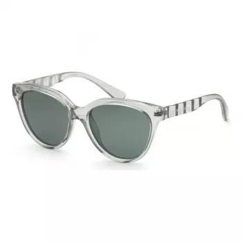 ARMANI EXCHANGE dámske slnečné okuliare AX4148SU83607 transparentné sivé hranatý rám sivé šošovky 56 mm