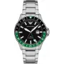 ARMANI Man AR11589 pánske analógové quartz hodinky 42 mm modrý ciferník strieborná nerezová oceľ