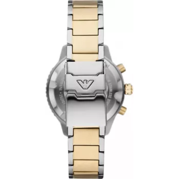 Armani pánske hodinky AR11361 42mm nerez oceľ mesh čierny ciferník chronograph