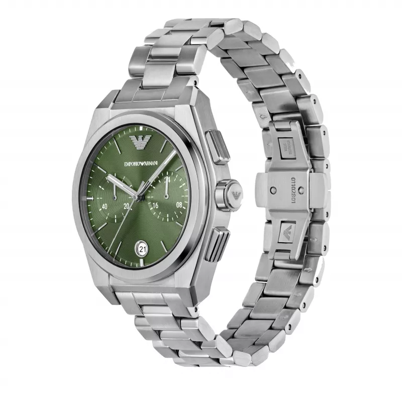 Armani pánske náramkové hodinky AR11640 ušľachtilá oceľ chronograf, 43mm