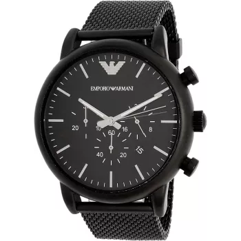 ARMANI pánske Classic AR1968 quartz hodinky 46 mm oceľ modrý ciferník