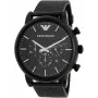 ARMANI pánske Classic AR1968 quartz hodinky 46 mm oceľ modrý ciferník