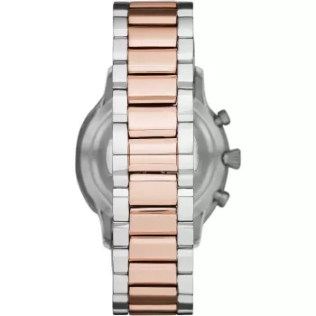 Armani pánske hodinky Luigi Quartz AR11209 43mm oceľ s čiernym ciferníkom
