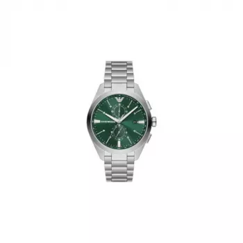 Armani pánske hodinky Luigi Quartz AR11480 40 mm modrý ciferník oceľový mesh
