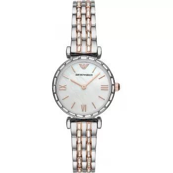 ARMANI dámske AR11290 quartz analógové hodinky 28 mm ušľachtilá oceľ strieborná