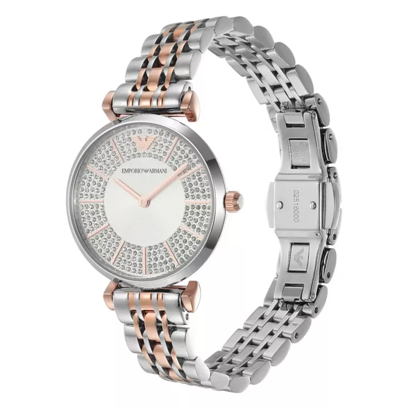 ARMANI dámske hodinky AR11537 32mm nerezová oceľ strieborný ciferník