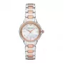 ARMANI dámske hodinky AR11569 Gianni T-Bar quartz hodinky 32mm strieborná nehrdzavejúca oceľ