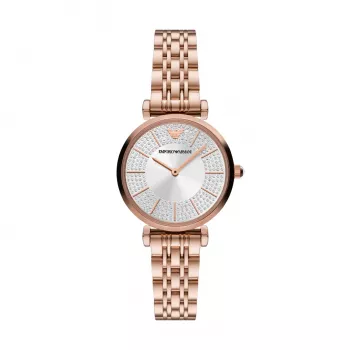 ARMANI dámske hodinky AR11446 32 mm ružové zlato oceľ