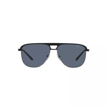 ARNETTE AN3082-733-55 pánske obdĺžnikové slnečné okuliare matná čierna sivá 57 mm