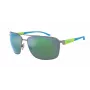 ARNETTE AN3089-745-8N pánske obdĺžnikové slnečné okuliare matná čierna tmavosivá 65mm