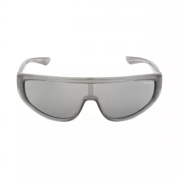 ARNETTE AN4264 unisex slnečné okuliare matný čierny rám tmavosivé postriebrené zrkadlové šošovky 135mm