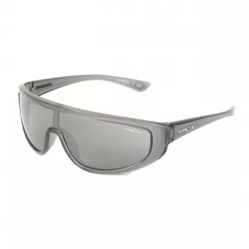 ARNETTE AN4264 unisex slnečné okuliare matný čierny rám tmavosivé postriebrené zrkadlové šošovky 135mm