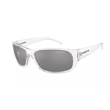 ARNETTE AN4290-27556G pánske slnečné okuliare, matný čierny rám, sivé zrkadlové sklá, 63 mm