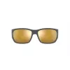 ARNETTE AN4324-28775A Unisex slnečné okuliare, matný čierny rám, sivé šošovky, 61 mm