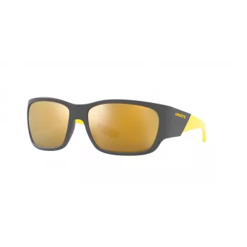 ARNETTE AN4324-28775A Unisex slnečné okuliare, matný čierny rám, sivé šošovky, 61 mm