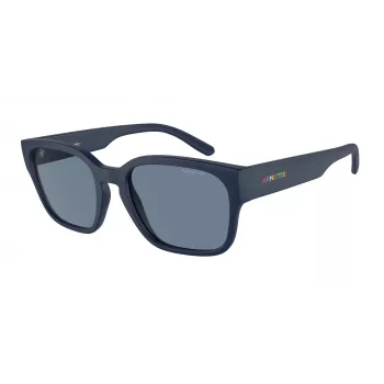 ARNETTE AN432527592V5 unisex slnečné okuliare - matný čierny rám, tmavosivé polarizované šošovky, 54/19/145 mm