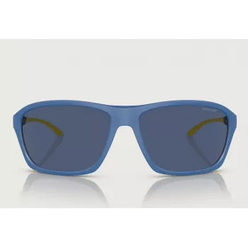 ARNETTE AN4329-290280 pánske obdĺžnikové polarizované slnečné okuliare matná čierna/sivá 63 mm