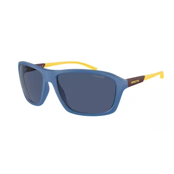 ARNETTE AN4329-290280 pánske obdĺžnikové polarizované slnečné okuliare matná čierna/sivá 63 mm