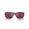 ARNETTE AN4337-28706Q pánske obdĺžnikové slnečné okuliare matná čierna sivá zrkadlová 63 mm
