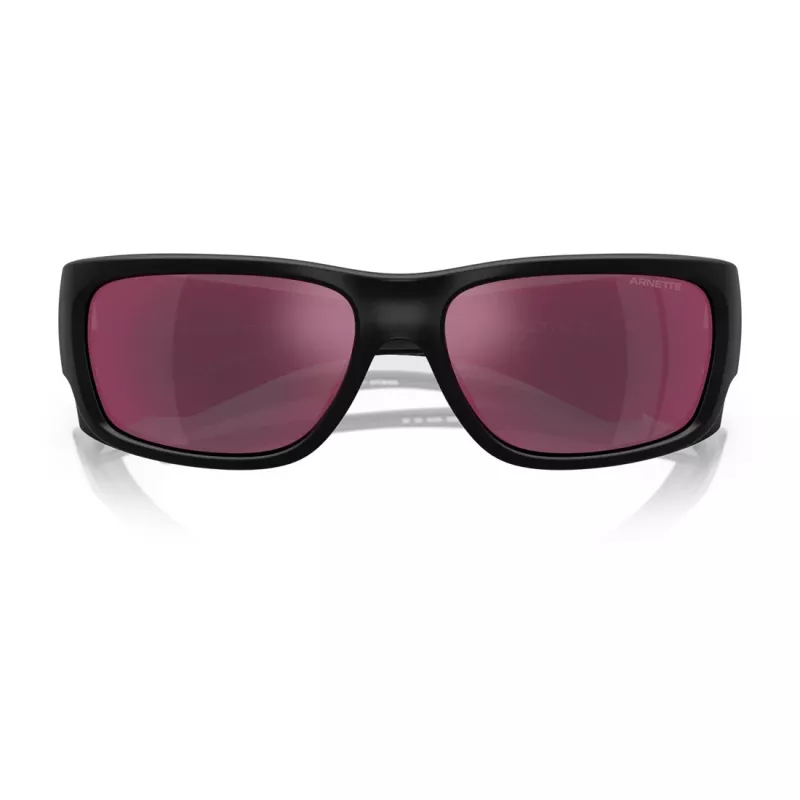 Arnette AN4345-29006Q pánske obdĺžnikové slnečné okuliare matná čierna tmavosivá 62mm