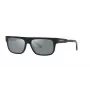 ARNETTE pánske slnečné okuliare AN4278-12006G - matný čierny propionátový rám, sivé zrkadlené polykarbonátové sklá, šírka skla 55 mm