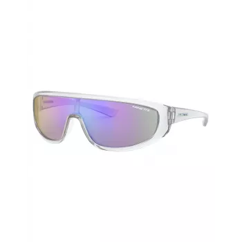 ARNETTE Unisex A42642634Y730 slnečné okuliare Shield matné transparentné sivé tmavosivé 135 mm