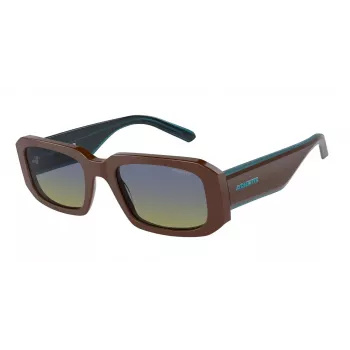 ARNETTE unisex slnečné okuliare AN431812382W5 matná čierna tmavosivá zrkadlová strieborná 53 mm