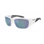 ARNETTE unisex slnečné okuliare AN43242863Y76 – matný čierny rám, tmavosivé zrkadlové strieborné sklá, 61 mm