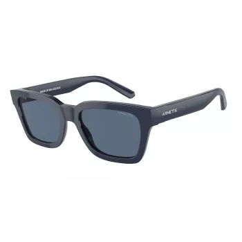 ARNETTE unisex slnečné okuliare AN4334-122180 matný čierny rám sivé zrkadlové strieborné šošovky 53mm