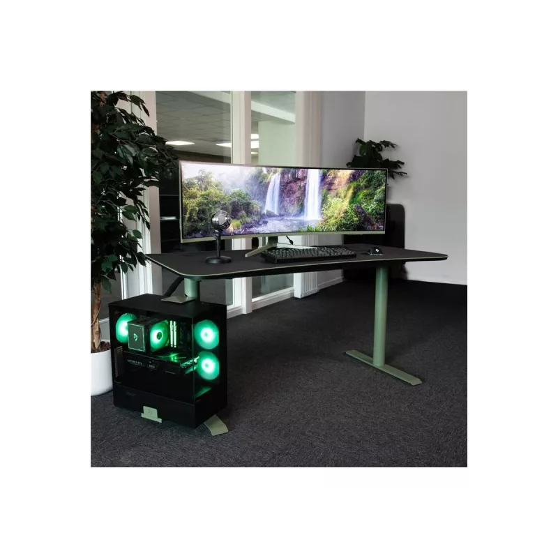 Arozzi Arena Medium ARENA-MEDIUM-FST herný stôl, 140 × 75,5 cm, Forest Green