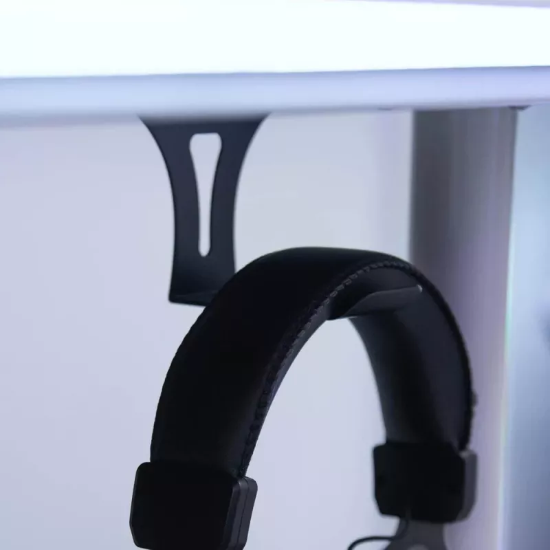 Arozzi držiak na headset AZ-HEADSET-HANGER-BK na priskrutkovanie, čierny