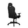 Arozzi Torretta Soft Fabric herná stolička – úplne čierna, kovový rám, trieda 4 plynová vzpera, 3D podrúčky