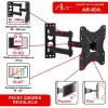 ART AR-60A Full Motion TV držiak na stenu pre 19-42 inch LED/LCD obrazovky, 35 kg, čierny