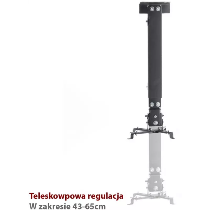 ART P-108 2-in-1 stropný/nástenný držiak projektora, univerzálny, 15 kg, strieborný